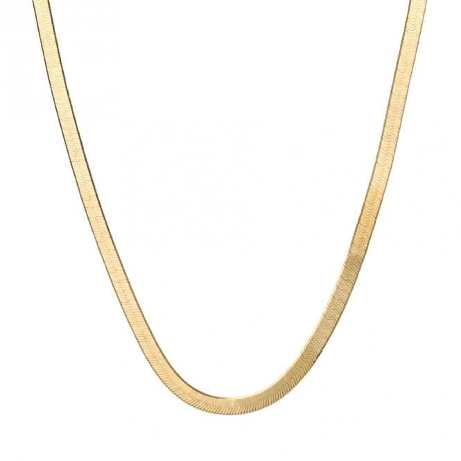 Herringbone Chain 9ct Yellow Gold Necklace GN377