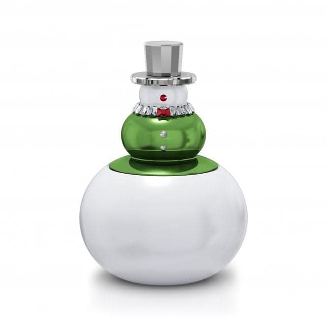 Holiday Cheers Candy Bowl Snowman Crystal Sculpture 5610000