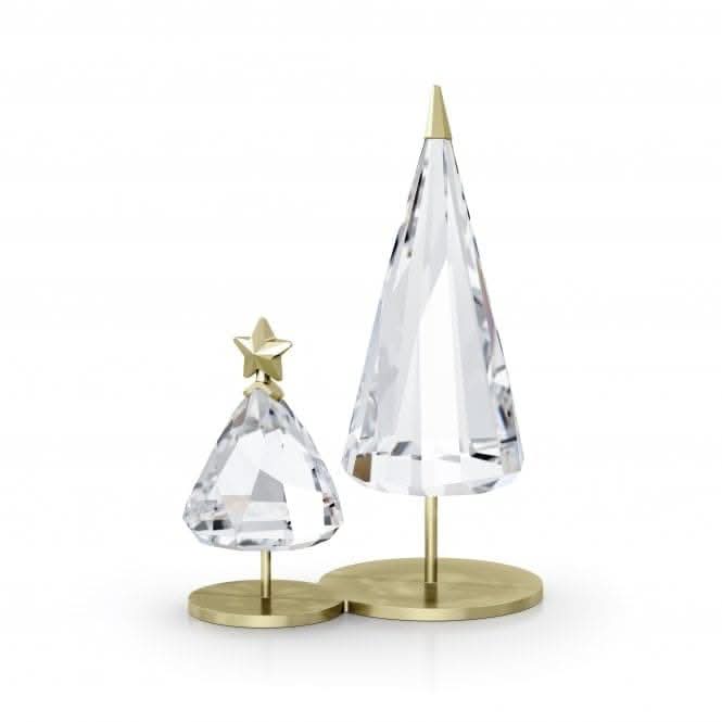 Holiday Magic Christmas Tree Duo Crystal Sculpture 5596790