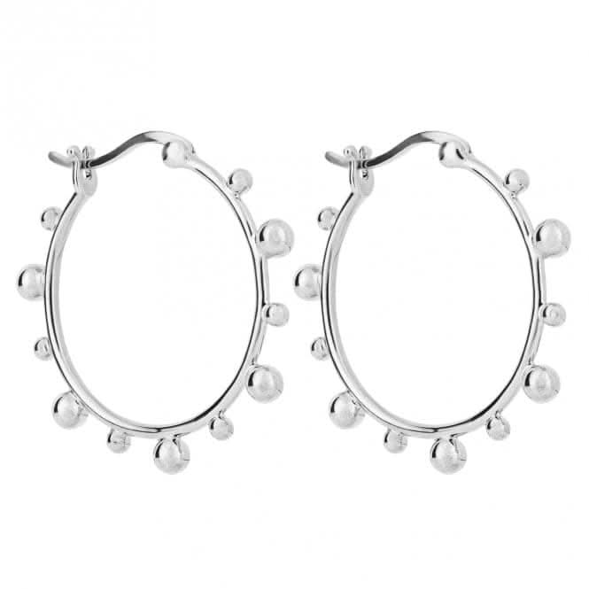 Hoop Earrings With Balls E6247BeginningsE6247