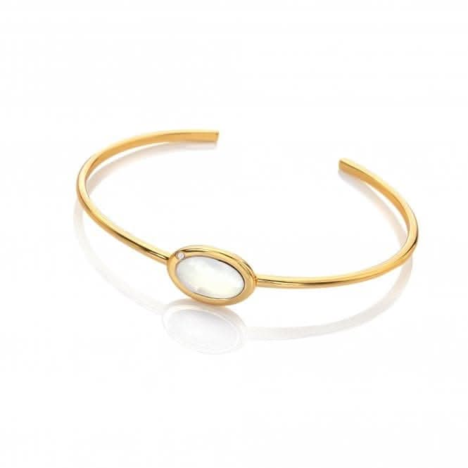 Horizontal Oval MOP Bracelet DC181