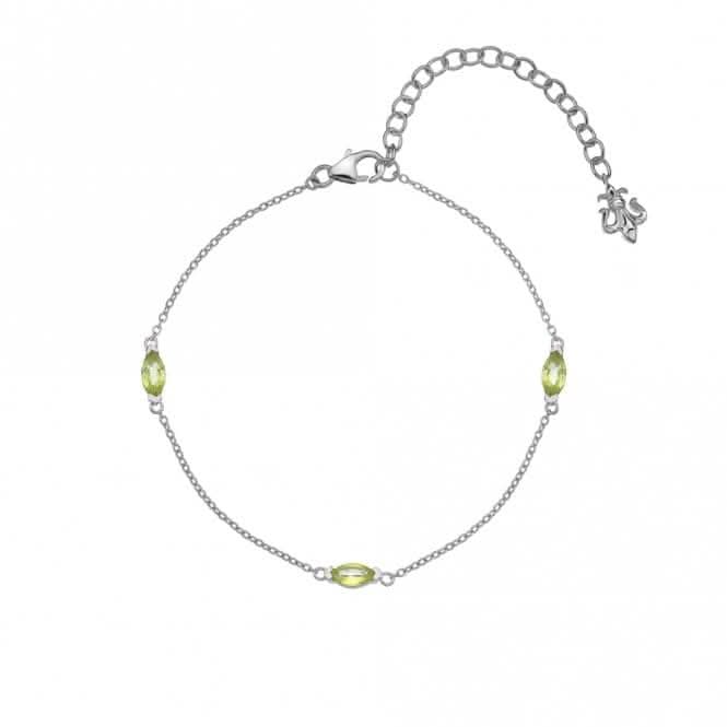 Hot Diamonds Anais August Peridot Bracelet AB008AnaisAB008
