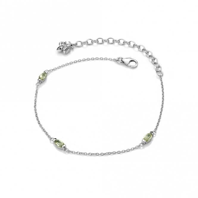 Hot Diamonds Anais August Peridot Bracelet AB008AnaisAB008