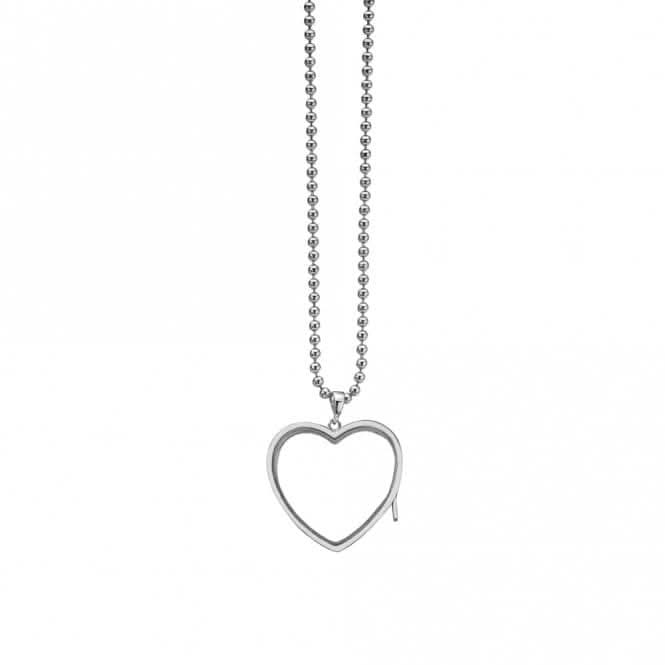 Hot Diamonds Anais Large Heart Sterling Silver Keeper AL009
