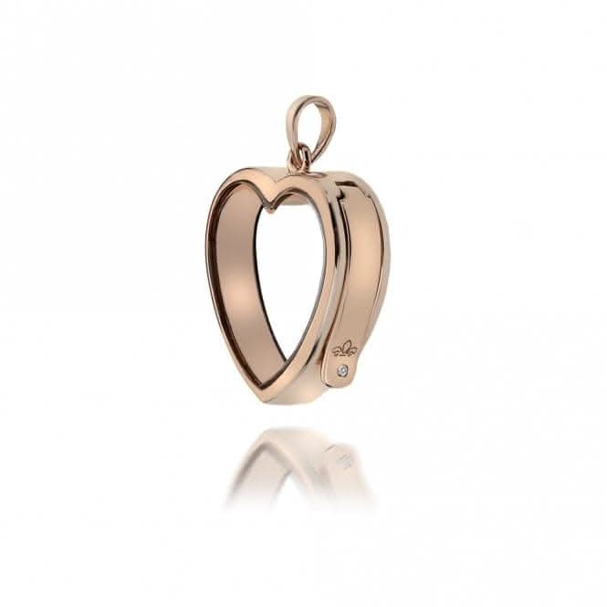 Hot Diamonds Anais Medium Heart Rose Gold Plated Keeper AL004