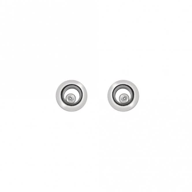 Hot Diamonds Anais Silver Encase Circle Earrings AE015