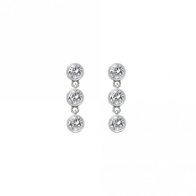 Hot Diamonds Silver Tender Triple Drop Earrings DE585