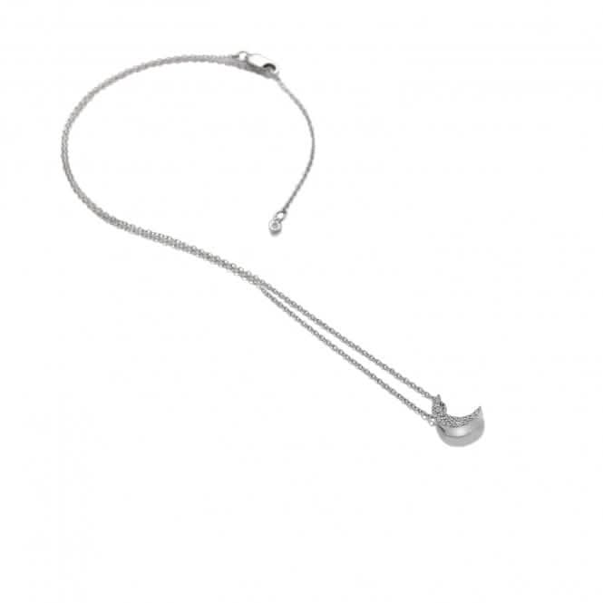 Hot Diamonds Sterling Silver Crescent Micro Bliss Pendant DP698Hot DiamondsDP698