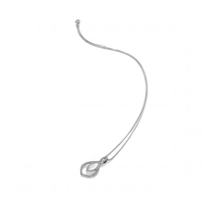 Hot Diamonds Sterling Silver Harmony White Topaz Pendant DP733Hot DiamondsDP733