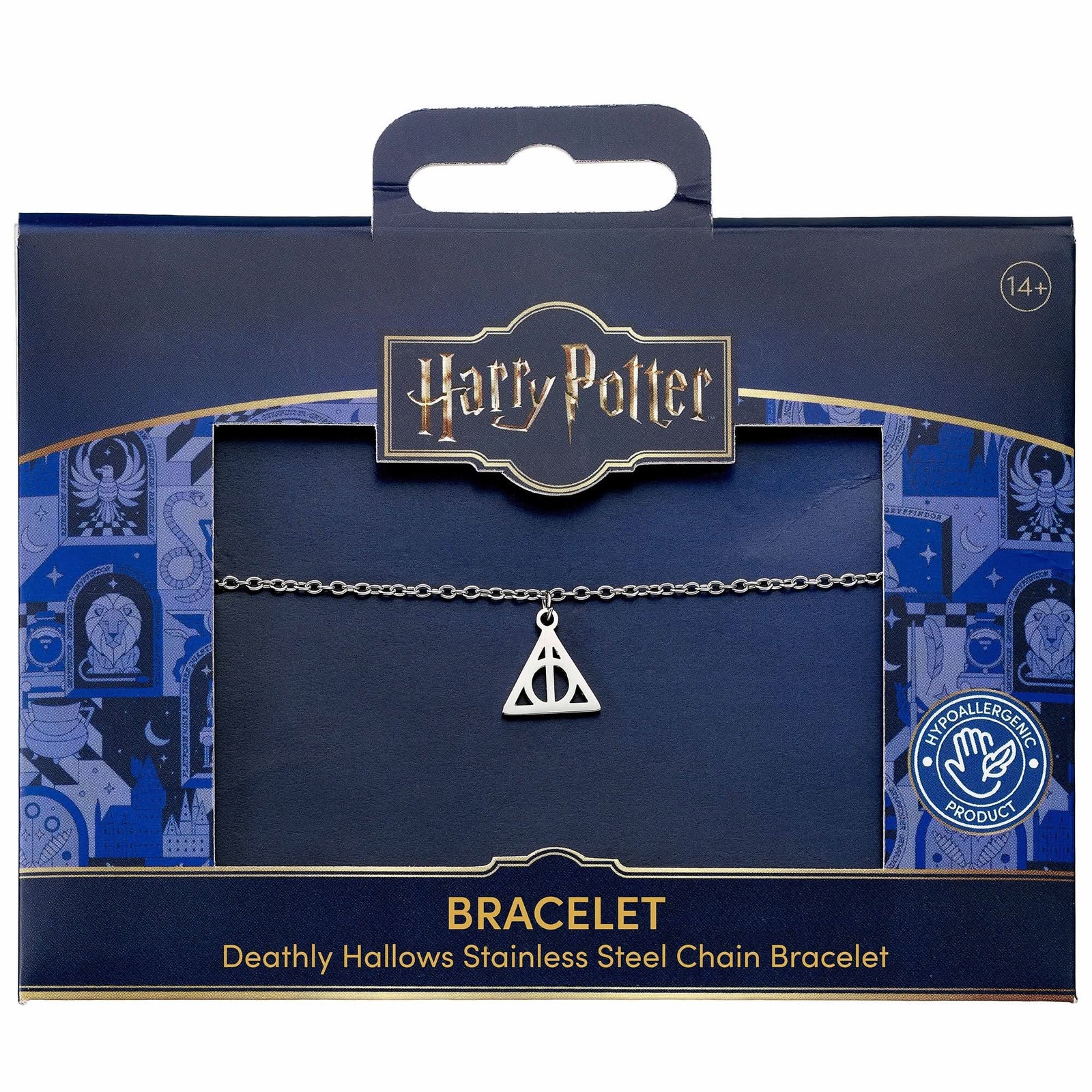 Harry Potter Deathly Hallows Stainless Steel Chain Bracelet HPB00010