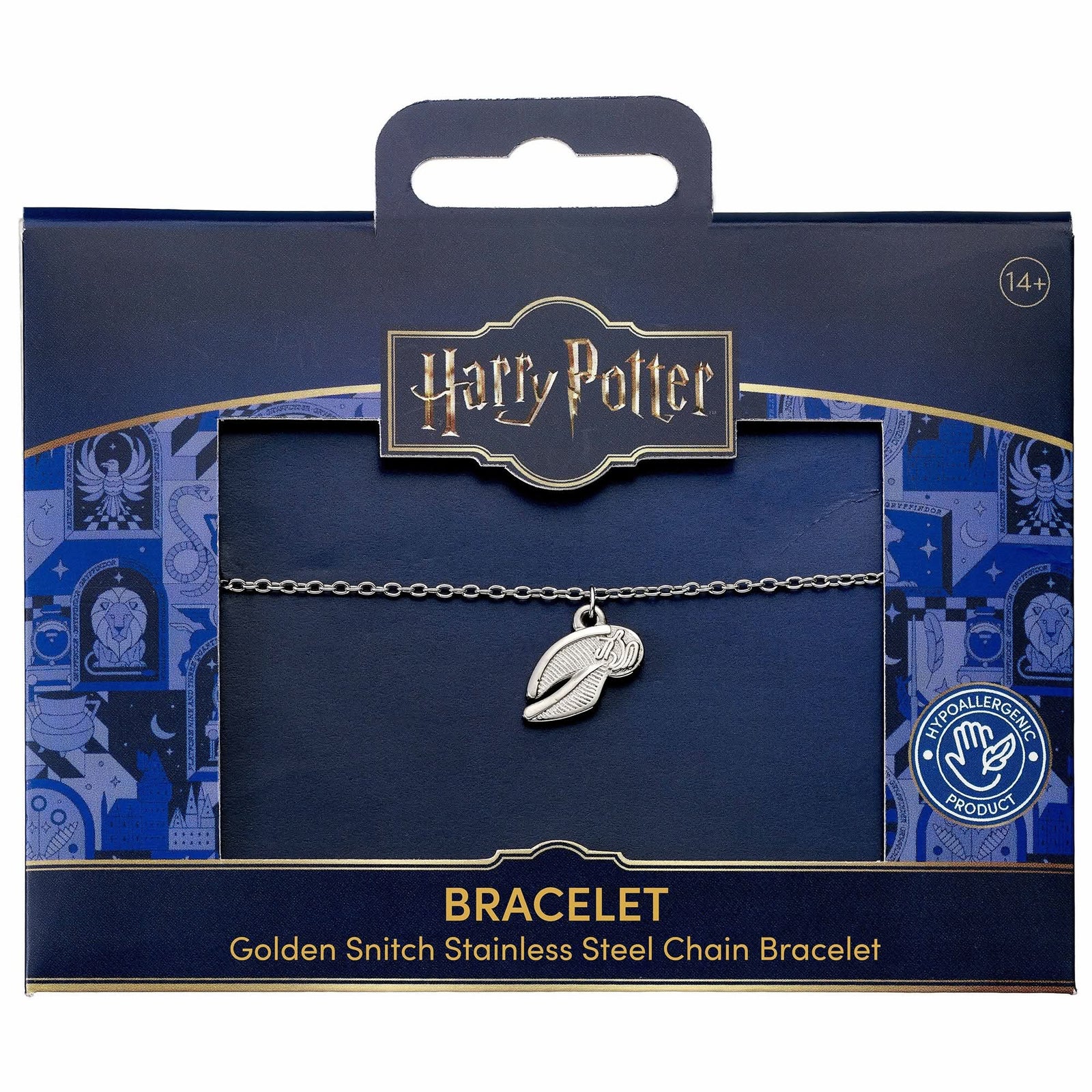 Harry Potter Golden Snitch Stainless Steel Chain Bracelet HPB00012