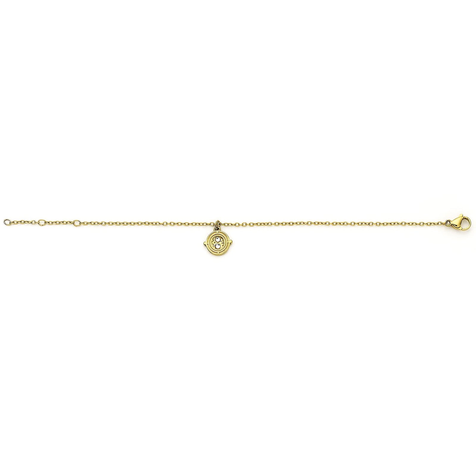 Harry Potter Stainless Steel Time Turner Gold Chain Bracelet HPB00014