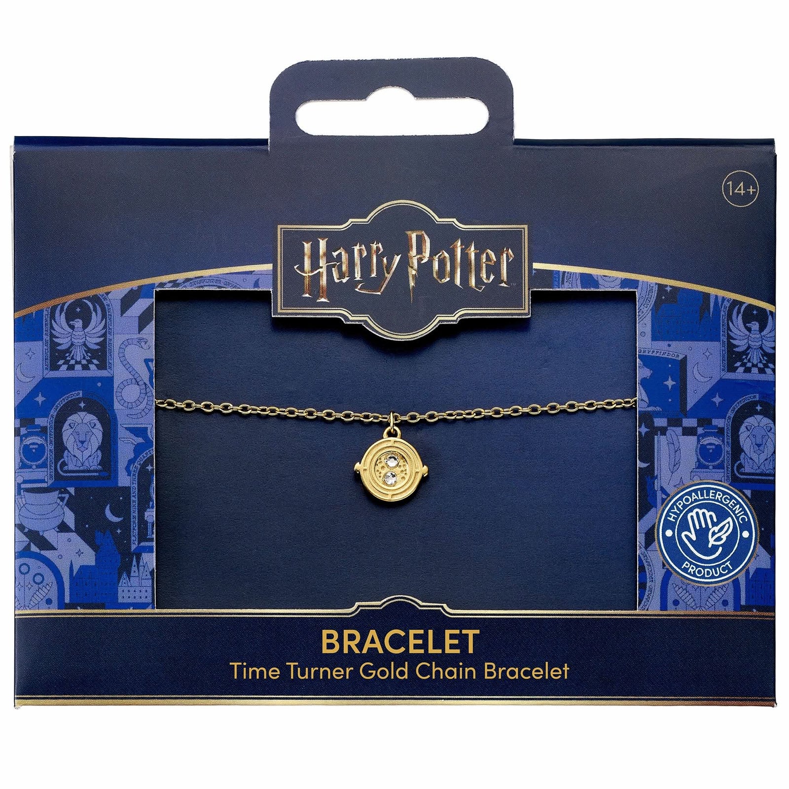Harry Potter Stainless Steel Time Turner Gold Chain Bracelet HPB00014
