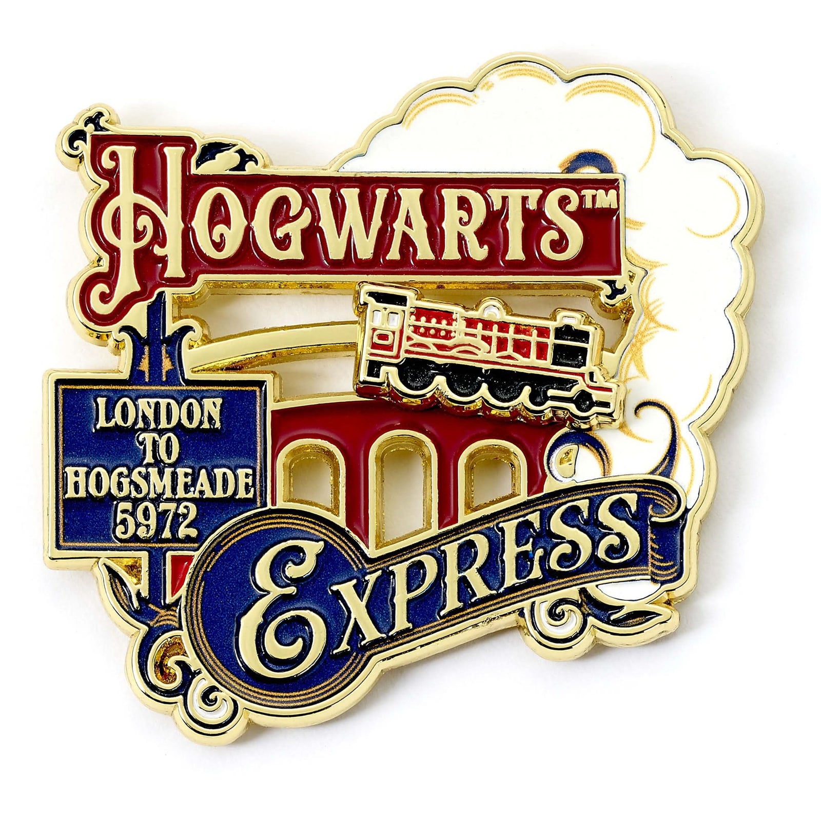 Harry Potter Hogwarts Express Sliding Pin Badge HPPB0659