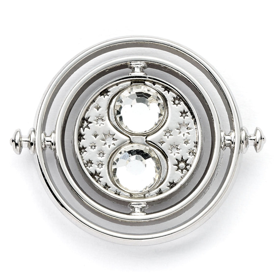 Harry Potter Time Turner Silver Tone Pin Badge HPPB0675