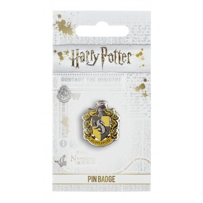 Hufflepuff Crest Pin Badge