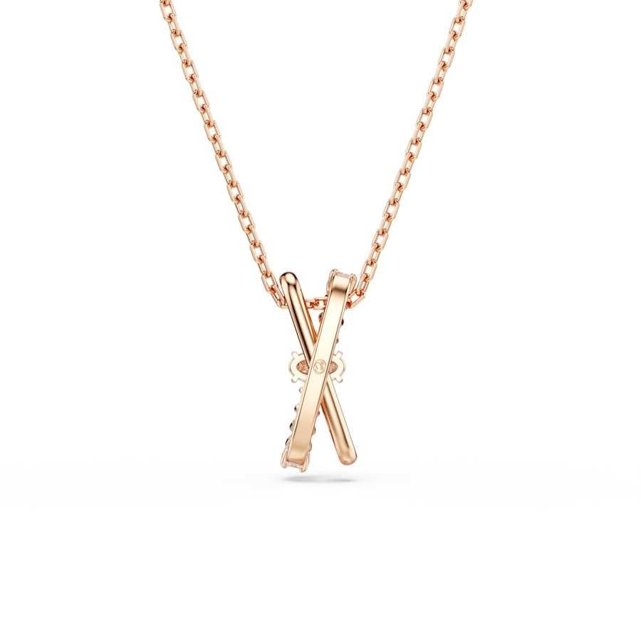 Hyperbola Rose Gold - tone Plated Mixed Cuts Twist Pendant 5689788Swarovski5689788