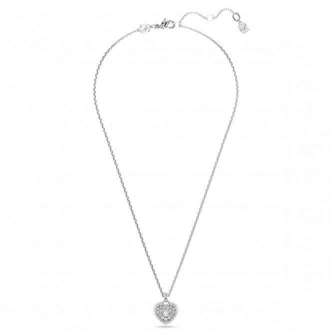 Hyperbola White Rhodium Plated Heart Pendant 5684386