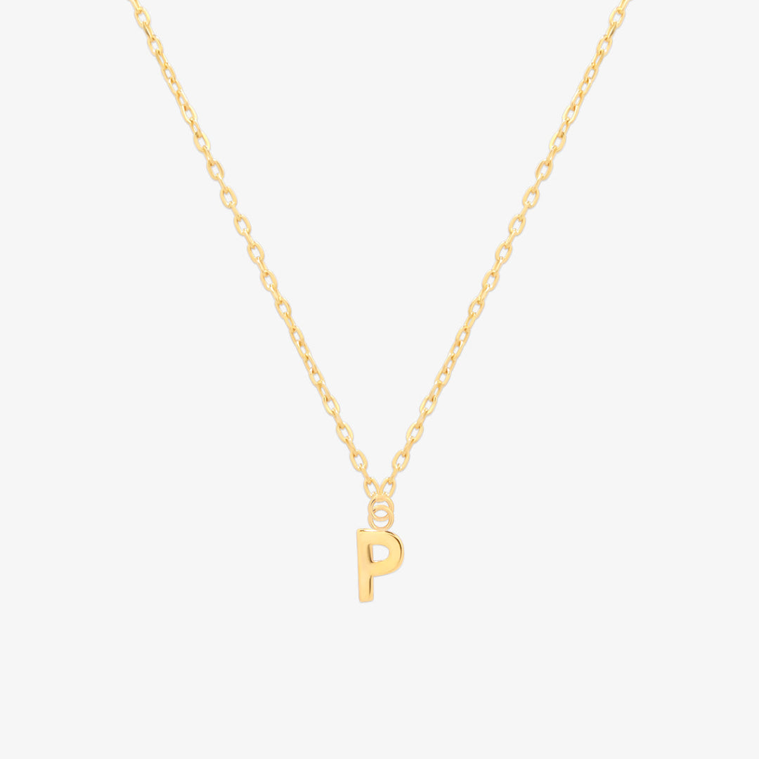 Classic Initial Pendant Necklace
