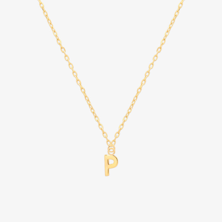 Classic Initial Pendant Necklace