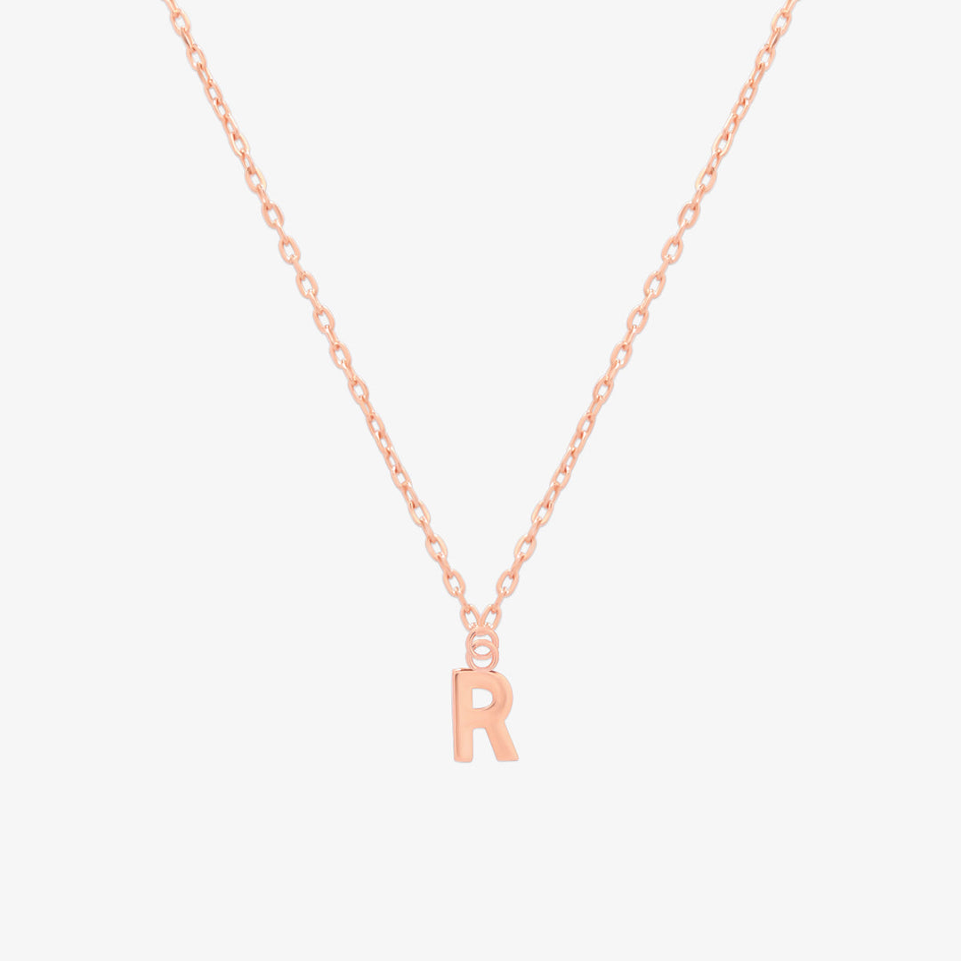 Classic Initial Pendant Necklace