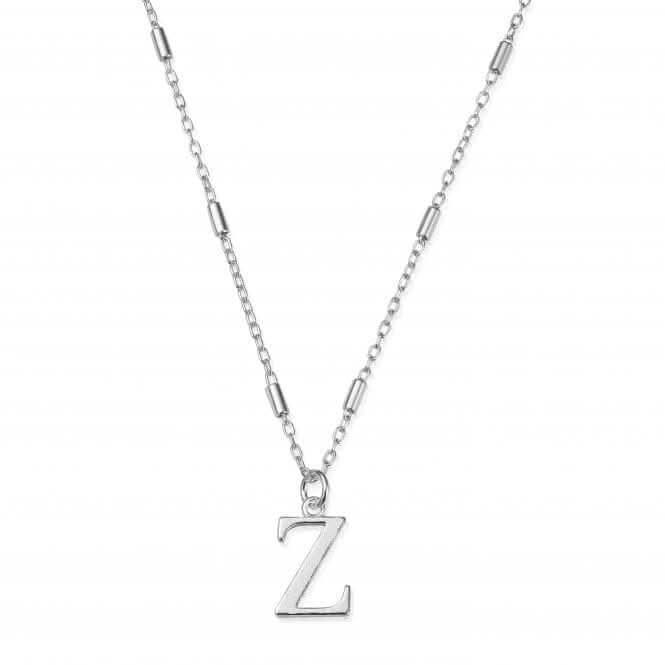 Iconic Initial Z Silver Necklace SNCC4040Z
