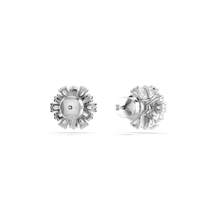 Idyllia Rhodium Plated Mixed Cuts White Snowflake Stud Earrings 5691483Swarovski5691483
