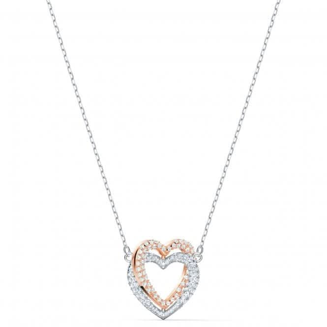 Infinity Double Heart Crystal Necklace 5518868