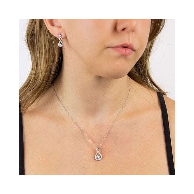 Infinity Drop Earrings E6055DiamonfireE6055
