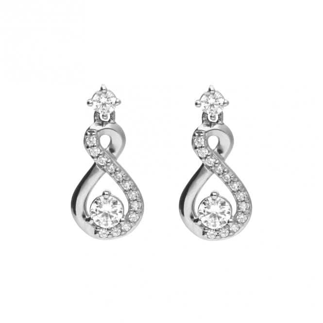Infinity Drop Earrings E6055
