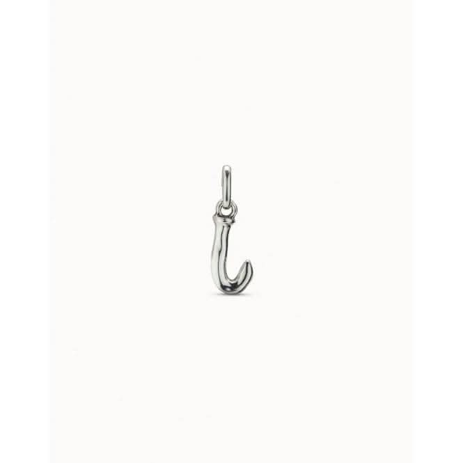 Gimme A Letter J Silver Metal Charm CHA0036MTL0000U