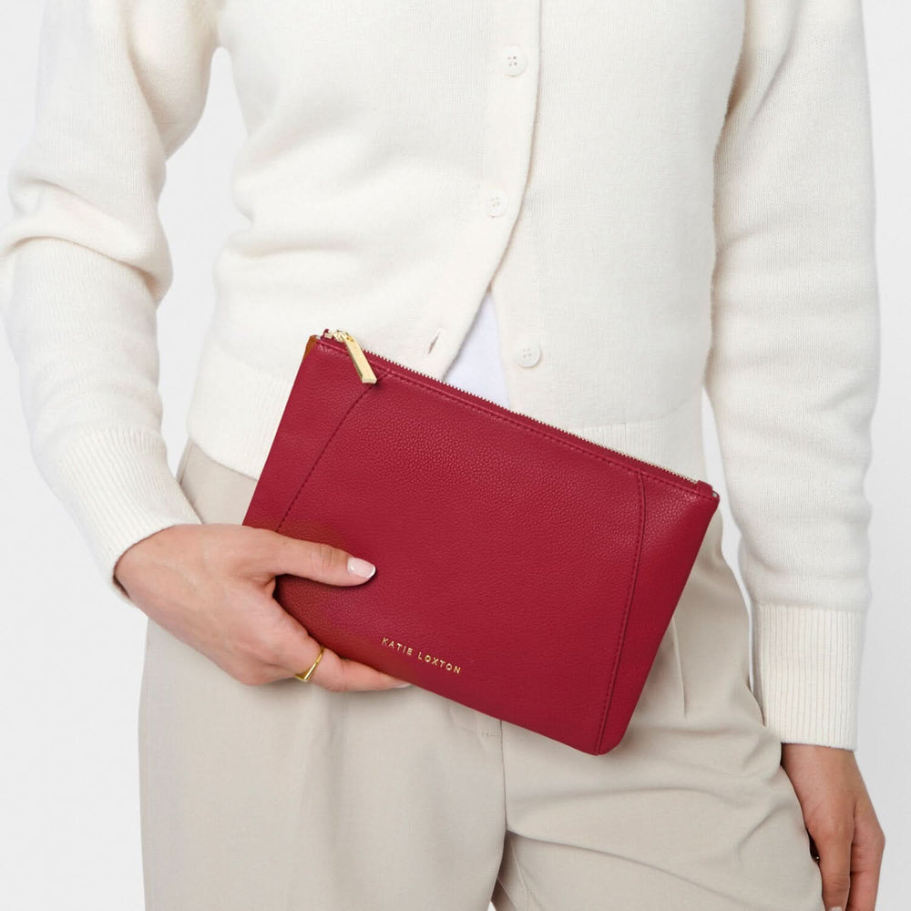 Katie Loxton Garnet Red Hana Pouch KLB3605