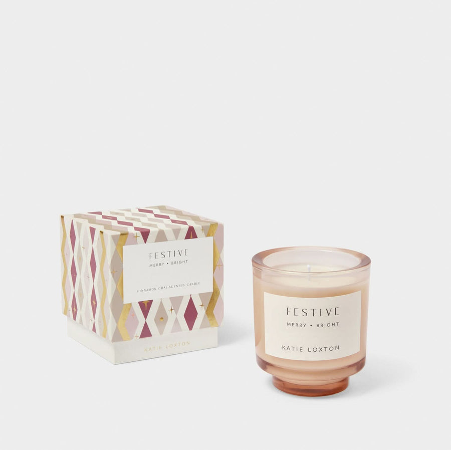 Katie Loxton Sentiment "Festive" Candle KLC392