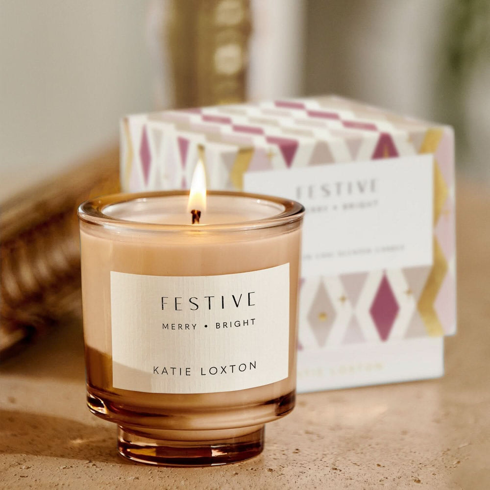 Katie Loxton Sentiment "Festive" Candle KLC392