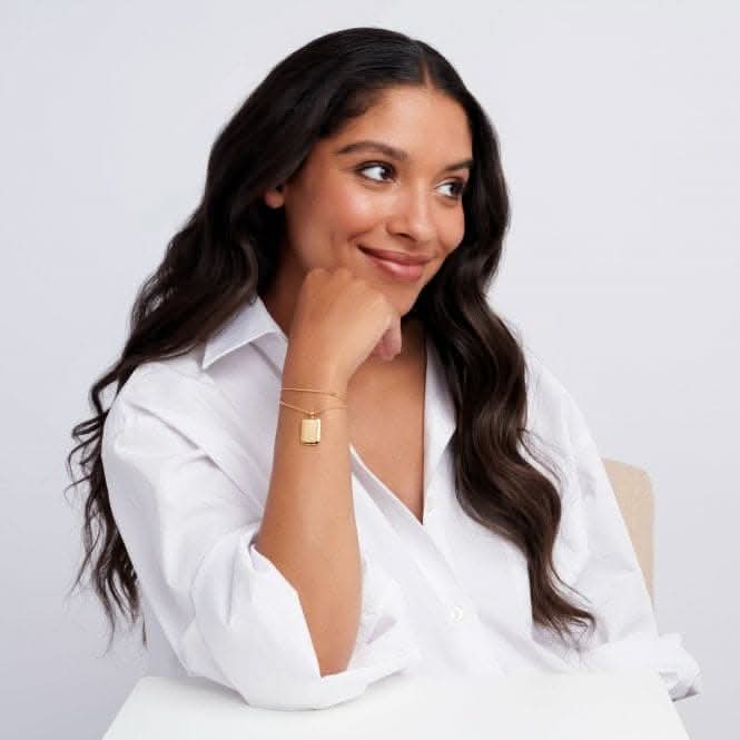 Kismet Chains Tag Gold Bracelet 4813