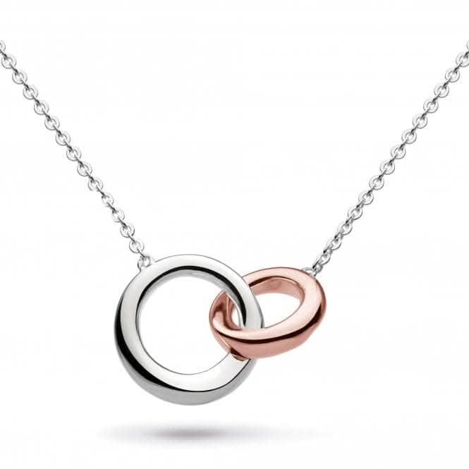 Kit Heath Bevel Cirque Link Rose Gold 18" Necklace 9188RG