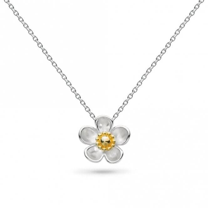 Kit Heath Blossom Wood Rose Gold Plated 18" Necklace 90308GRP