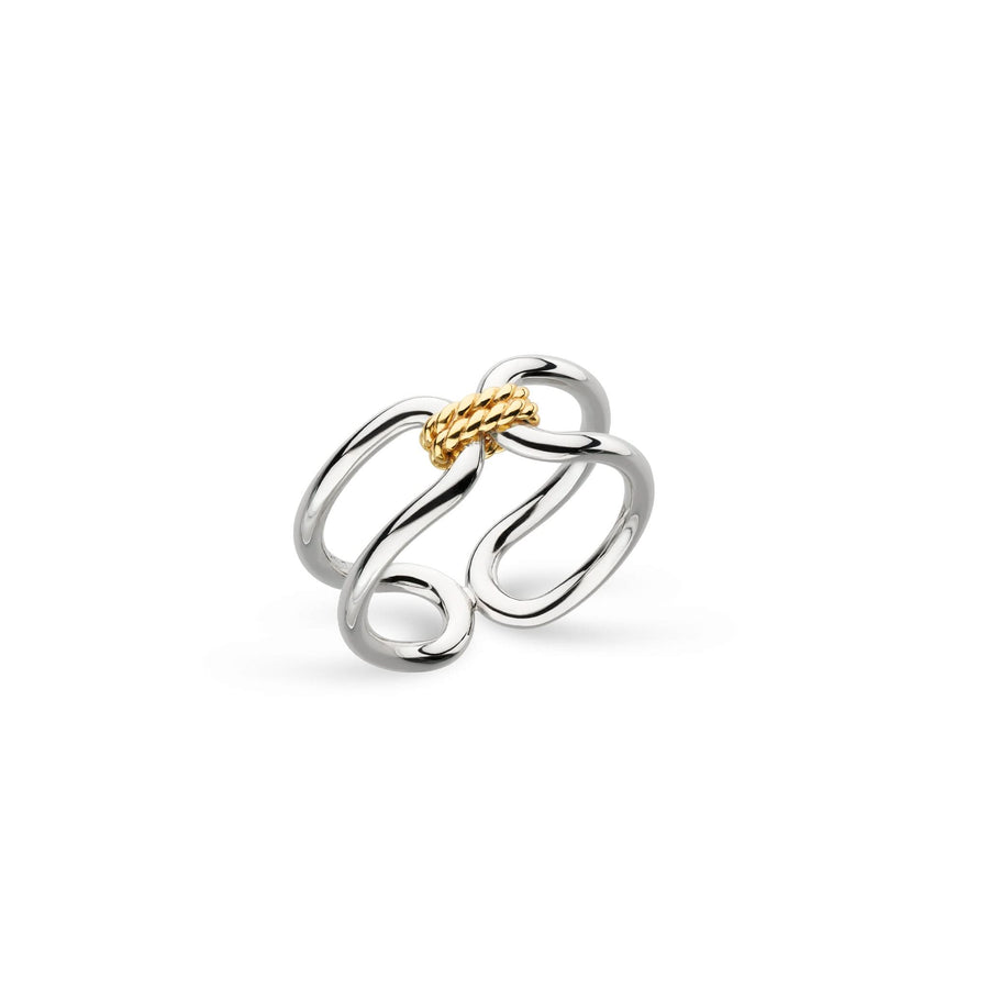 Kit Heath Marina Rope Bar Link Golden Ring 21091GR