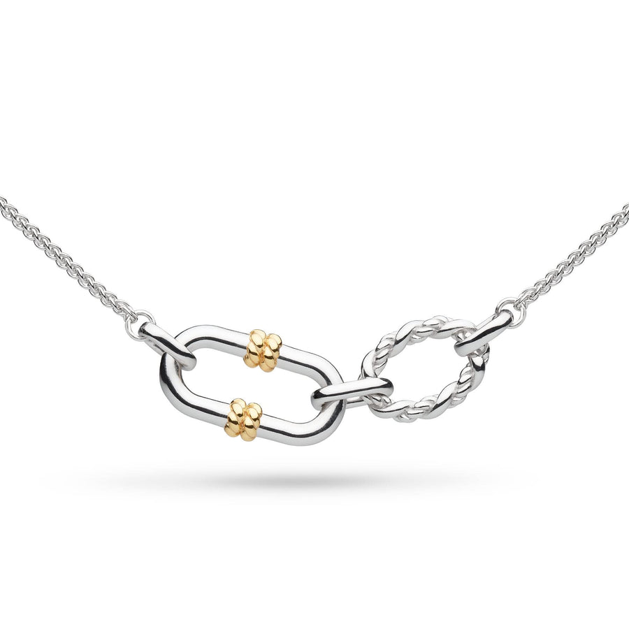 Kit Heath Marina Rope Link Duo Golden 18" Necklace 91096GRP