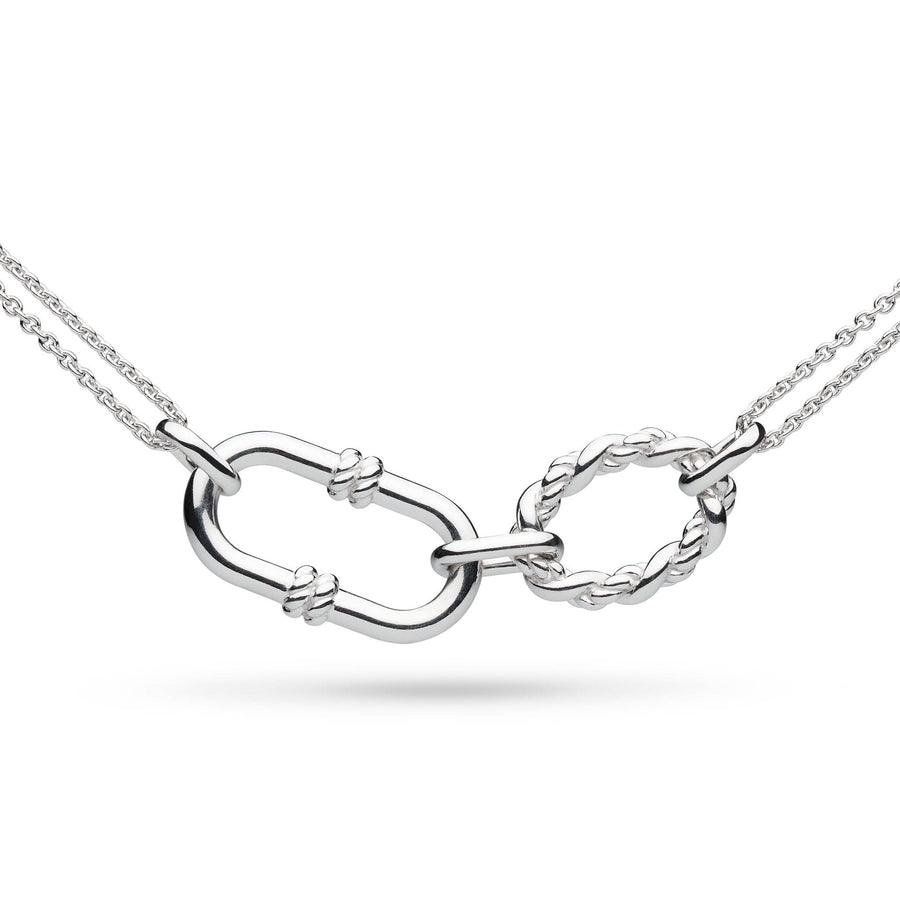 Kit Heath Marina Rope Link Duo Grande Twin Chain 18" Necklace 91097RP