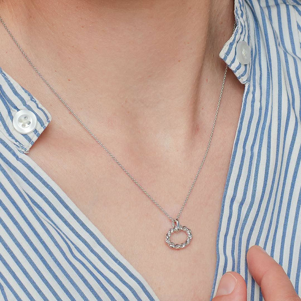 Kit Heath Marina Rope Twist Oval 18" Necklace 91074RP
