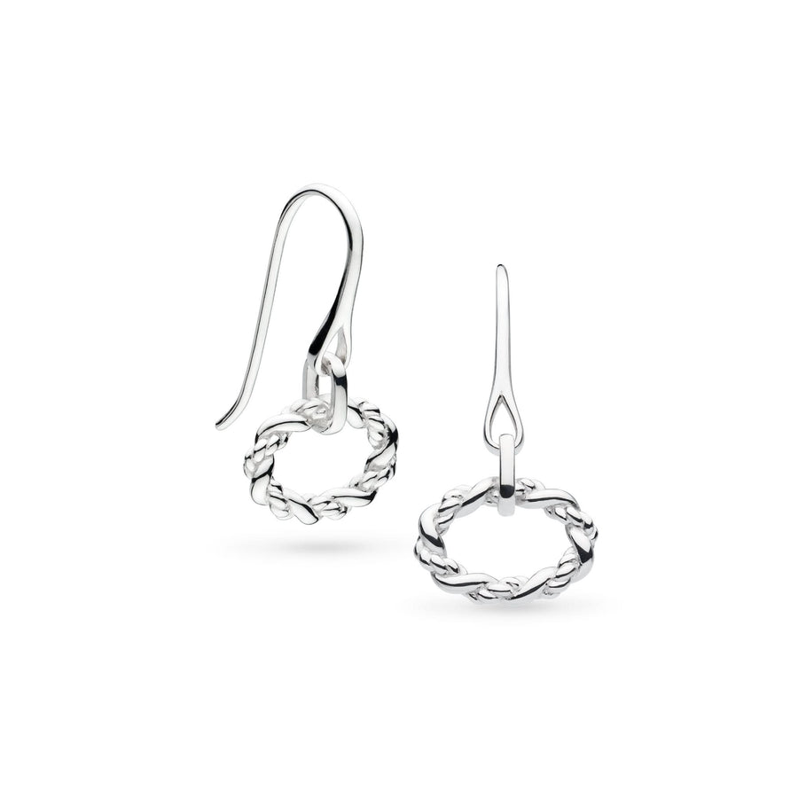 Kit Heath Marina Rope Twist Oval Drop Earrings 61074RP