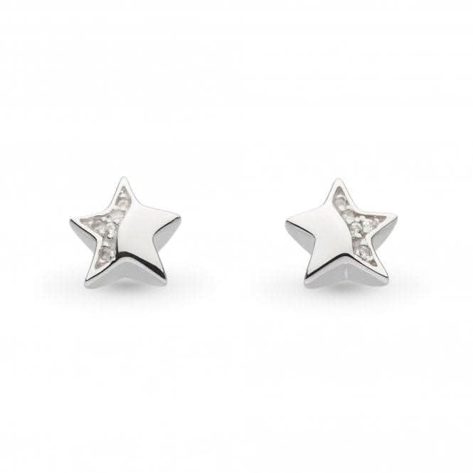 Kit Heath Miniature Sparkle Zirconia Shining Star Earrings 40034CZ
