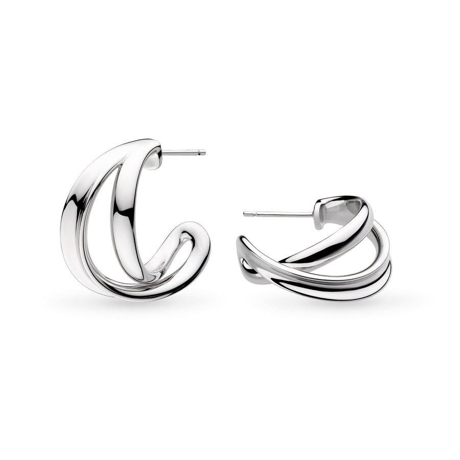 Kit Heath Serenity Grande Cross Over Semi Stud Hoops 61186RP