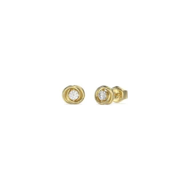 Ladies 8mm Perfect Links Stud Earrings UBE04065YGGuess JewelleryUBE04065YG