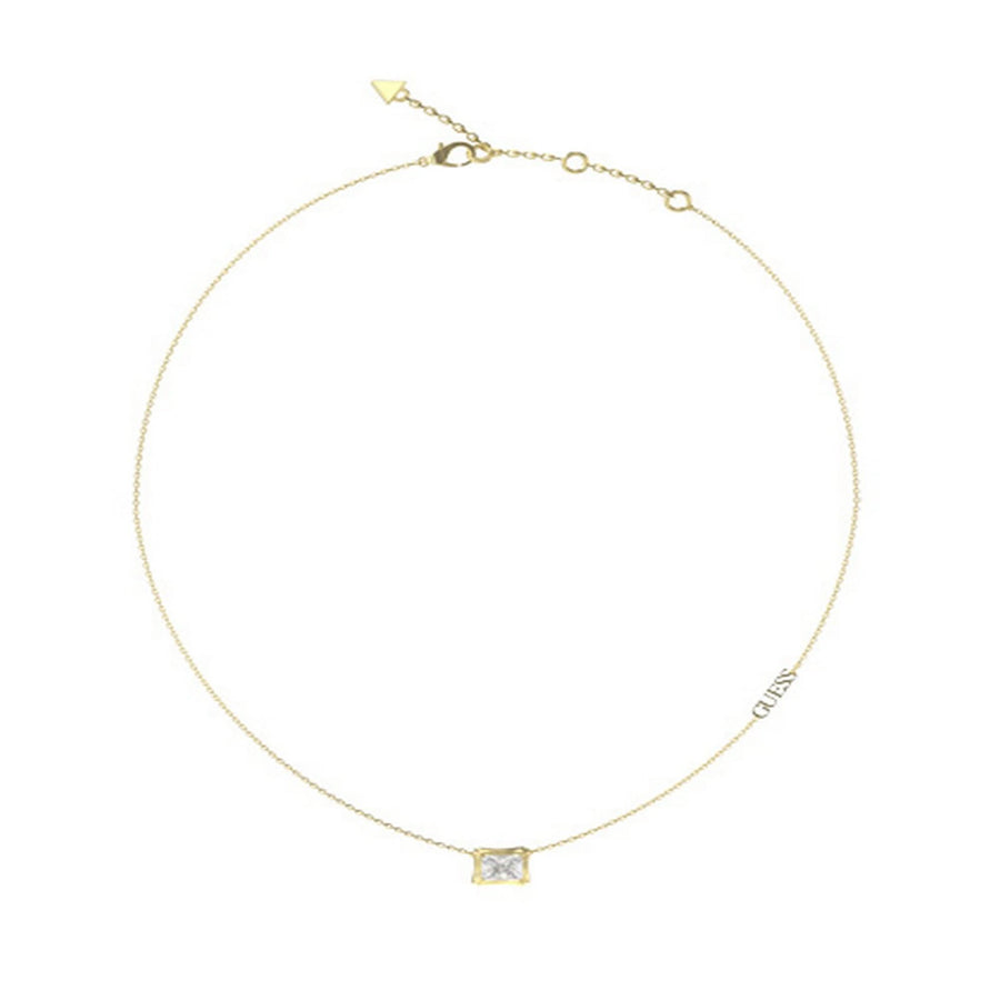 Ladies Bamboo And Crystal Necklace UBN05252YG