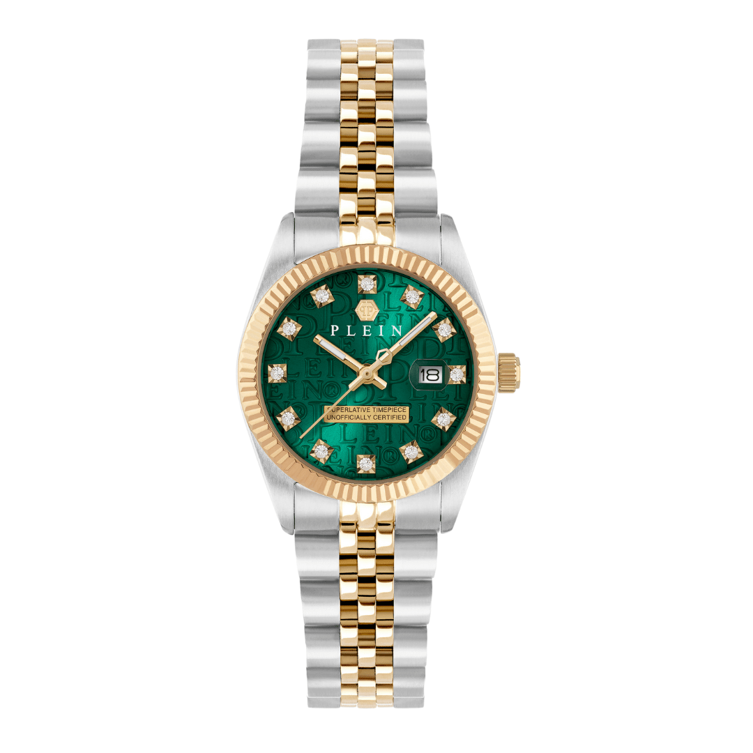 Ladies Date Superlative Green Watch PWNFA0325 – Acotis Jewellery