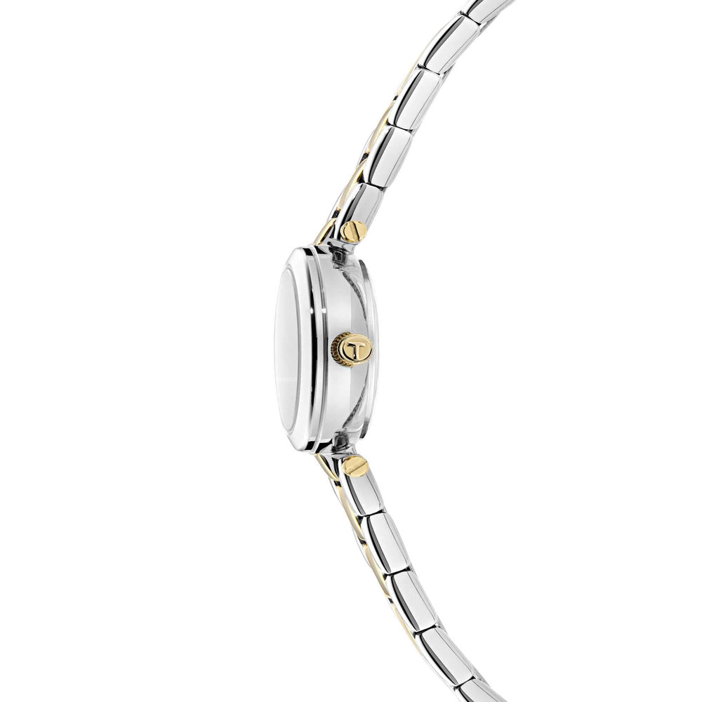 Ted Baker Ladies Iconic Silver-Tone Steel Watch BKPJLF403