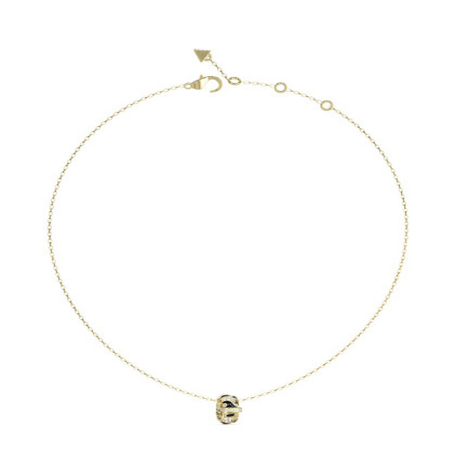 Ladies Jungle Circle Enamel Necklace UBN05191YGBK