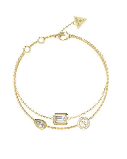 Ladies Large 4G And Charm Bracelet UBB05237YGL